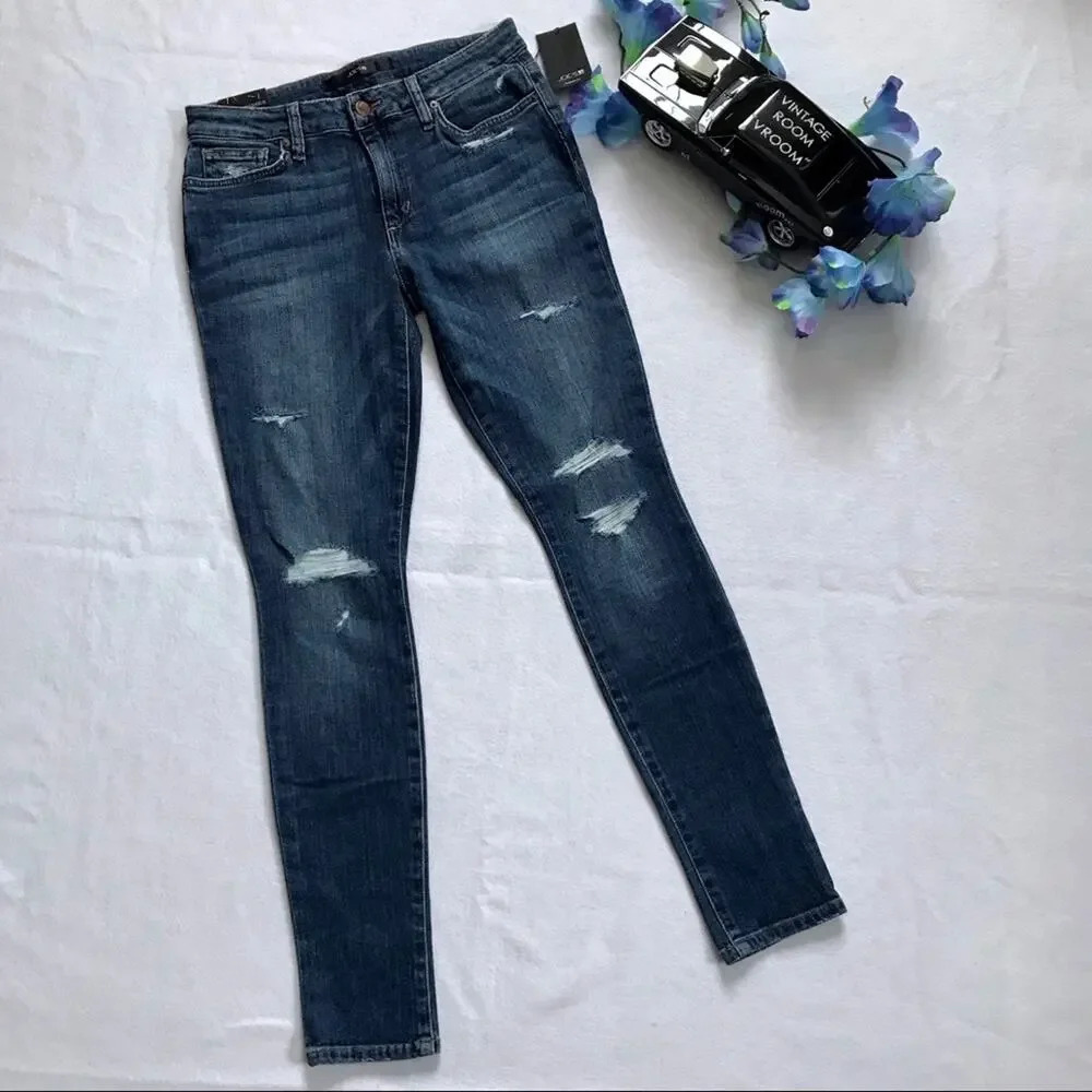 Joe's Jeans NWT Beckett Distressed Skinny Ankle Jeans Women 27 - Picture 2 of 10